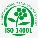ISO 14001 certification badge